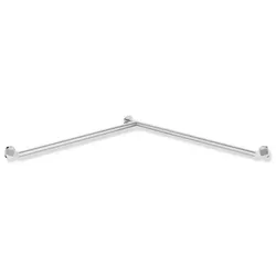 Hewi System 900 Duschhandlauf 900.35.10540 Edelstahl verchromt, 965 x 965 mm, Ausführung links