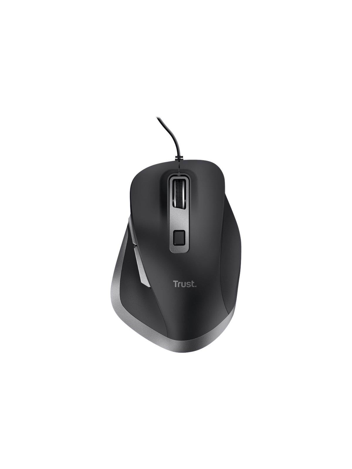 Trust Fyda Comfort - Maus (Schwarz)