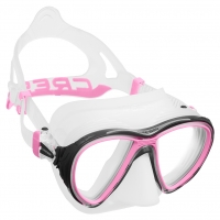 Cressi Tauchmaske Quantum - Farbe: CLEAR/PINK #