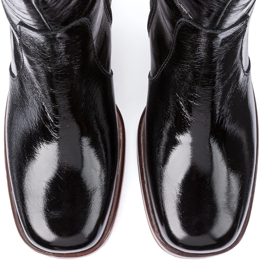 JONAK Bottines en cuir brillant Brigand