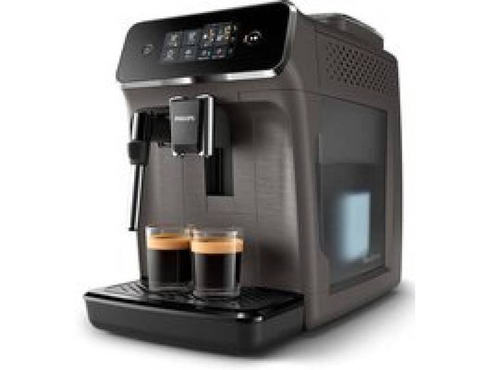 Machine à café automatique noire - PHILIPS - Espresso automatique - Café moulu et en grains - Moulin intégré