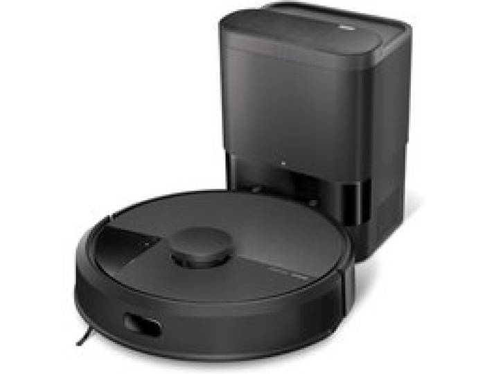 Roomba 105 Combo+AutoEmpty Dock Robot Aspirateur Laveur 2-En-1 7KPa Lidar Détection Tapis Zones À Éviter 4 Niveaux DAspiration Noir