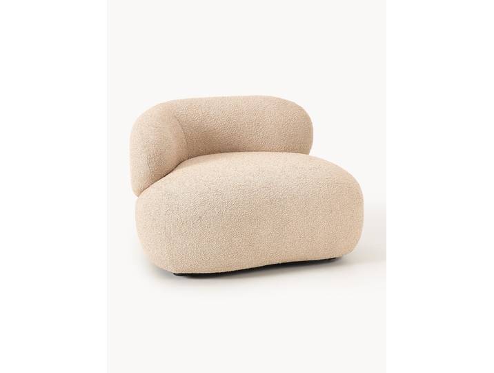 Bouclé-Loungesessel Alba