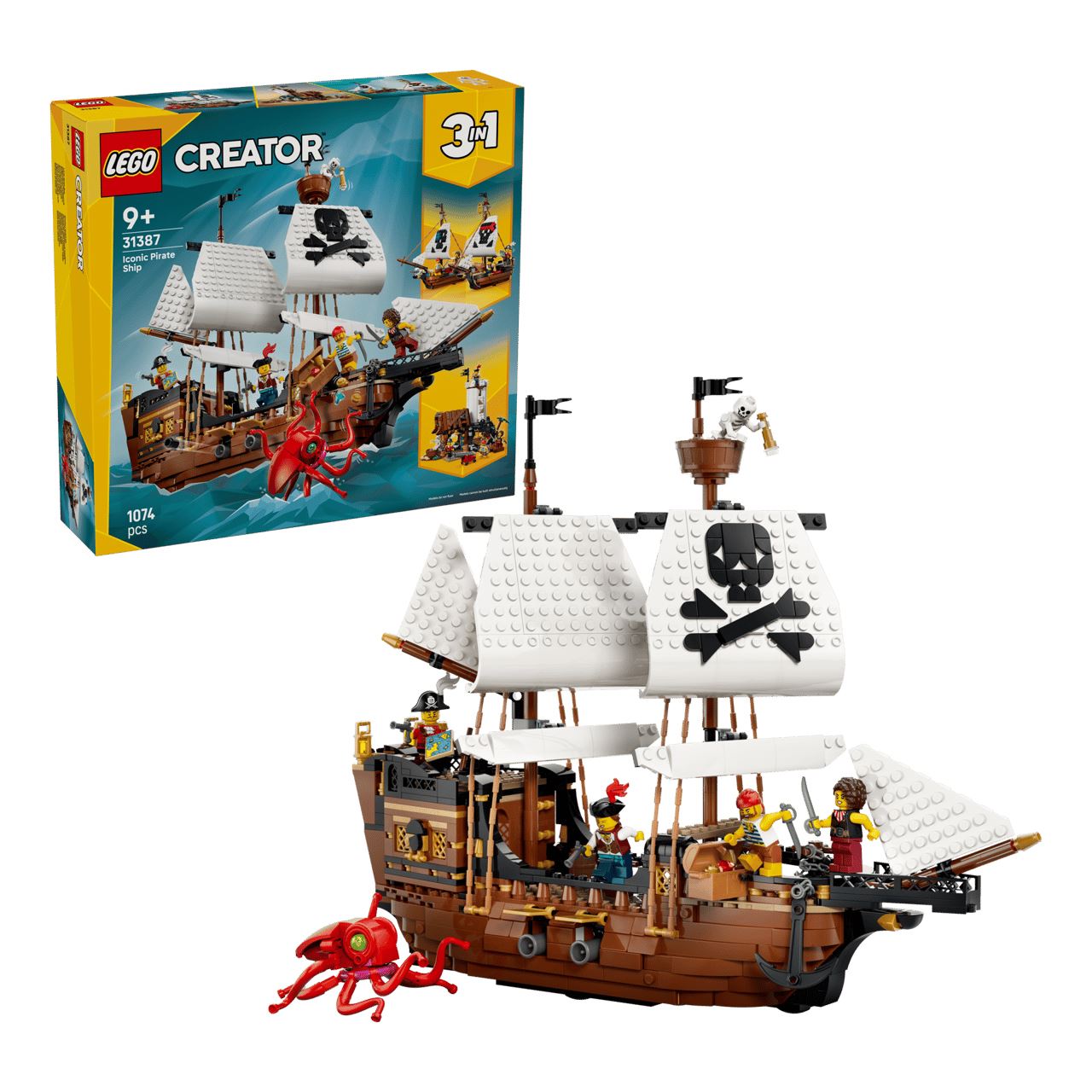 LEGO Creator 31387 3-in-1 Legendäres Piratenschiff