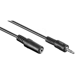 AVK 181-300 - Audio Kabel, 3,5 mm Klinkenstecker auf Kupplung, 3 m