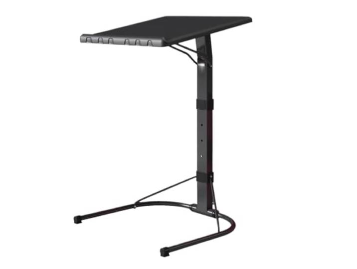 GTOULHH Überbetttisch Beistelltisch Klappbarer Stehpult Betttische C-förmiger Hebetisch Überbett Nachttisch Leichtgewicht Einstellbar Sofa Beistelltisch für Zuhause(Black)