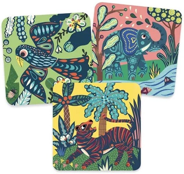 Cartes à gratter grosses bêtes - Djeco