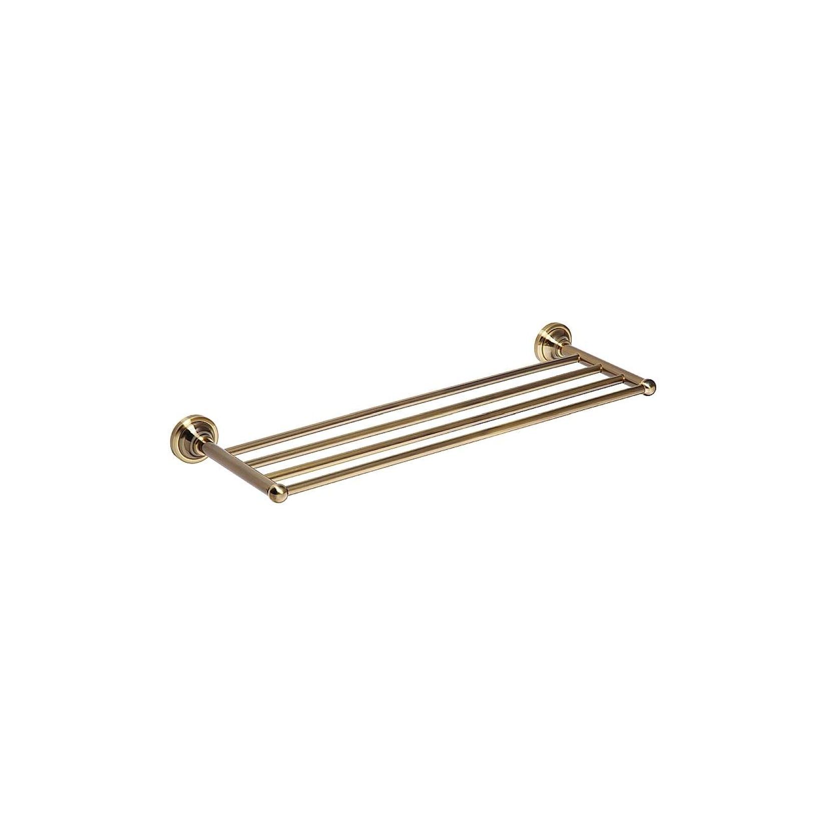 Brillantbad BETRO BRONZE Handtuchhalter Messing Bronze 665x65x225 mm für Bad & Küche >> zum Bohren