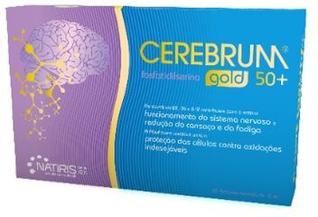 Cerebrum Suplemento Sistema Nervoso Gold 50+ 20 Ampolas