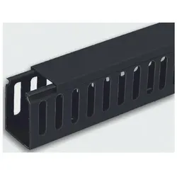 RS PRO, Leitungsführung, Kabelkanal 50x50x2mm schwarz (200 cm)