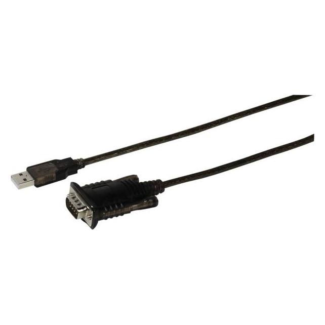 Vivanco USB -> Seriell Adapter, 1,8m (1.80 m) (VVITUSBASUBD14)