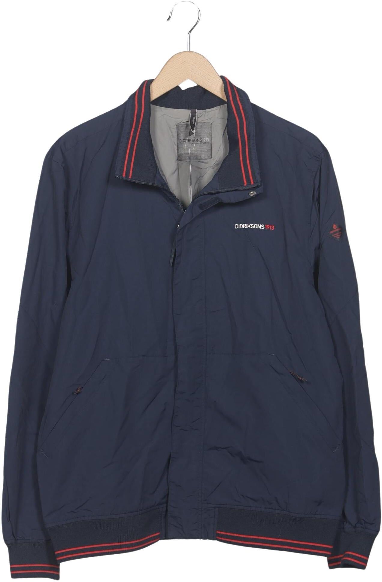 Didriksons Herren Jacke, Marineblau, Gr. L, Synthetik - Second Hand