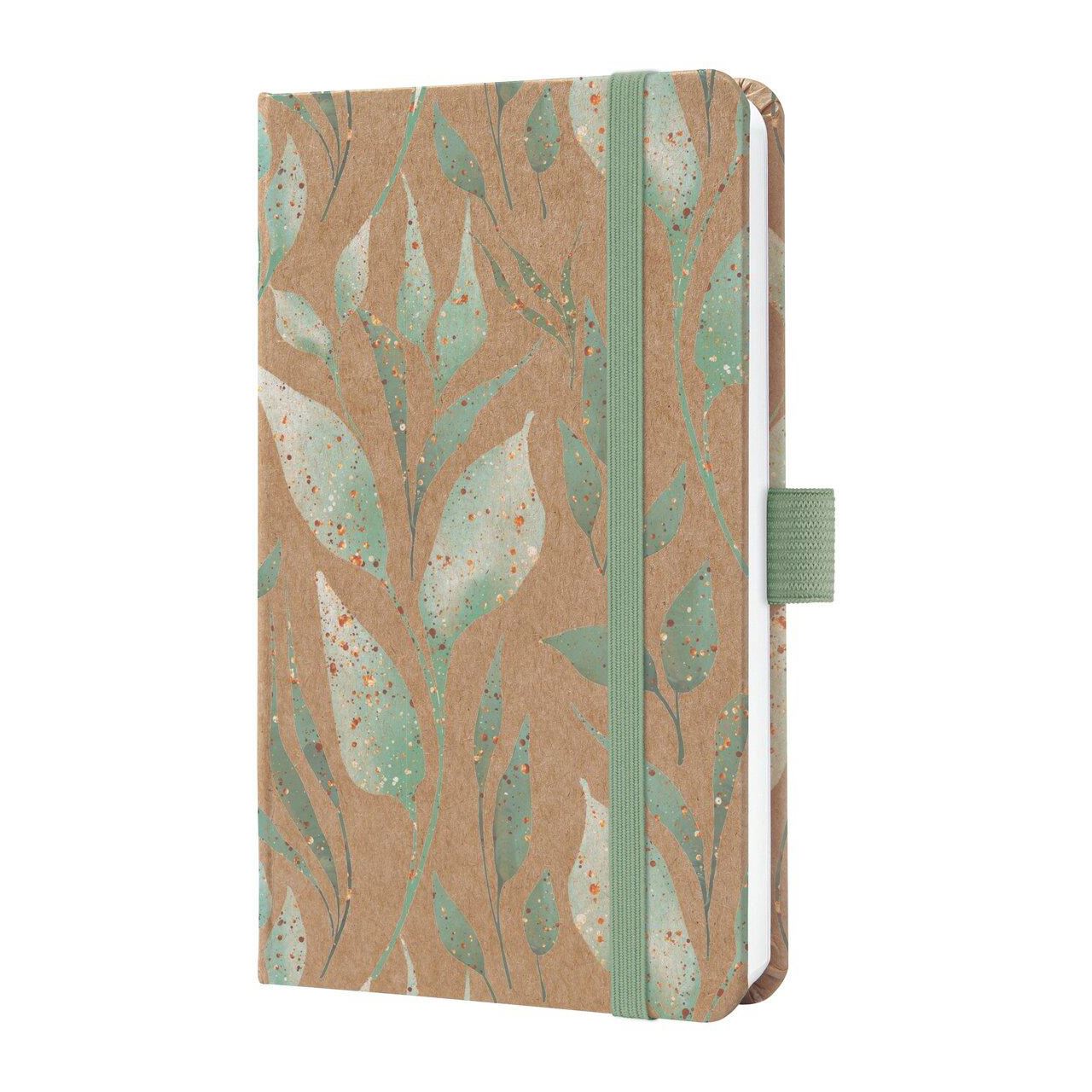 SIGEL Buchkalender Jolie 2027 ca. A6 Sparkle Leaves, 1 St.