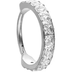 Titan Segmentring Clicker EINGEFASSTE KRISTALLE