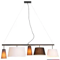 KARE DESIGN Pendelleuchte Parecchi 63817 Stoff Bunt