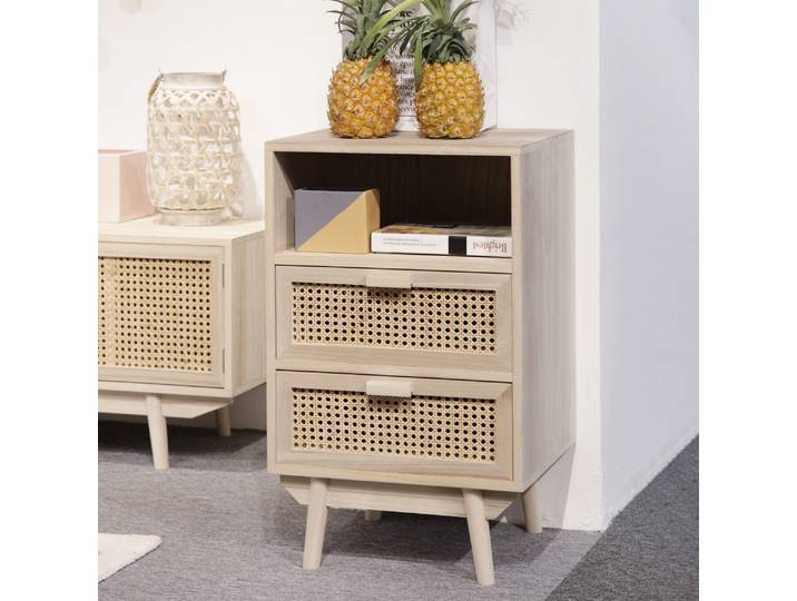 Artistiq Ladekast Hanny Rotan/Webbing - Hout