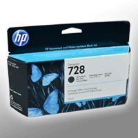 HP Tinte 3WX25A 728 matte black
