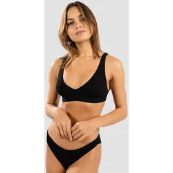 Rip Curl Custom Rib Halter Bikini Top black Gr. L