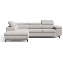 ECKSOFA Argon Grau Rechts