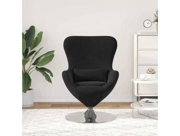 Noir Siège/Fauteuil - ZENCORE® 63x73x90cm - Fauteuil œuf Noir 63x73x90cm Velours Top271793041