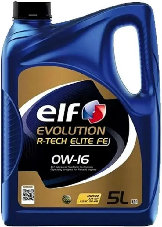 Elf Motoröl Evo R-Tech Elite Fe 0w16 [5 L] 229719 5l