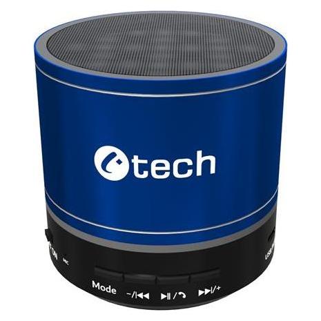 C-Tech SPK-08L blau / Tragbarer Lautsprecher / 3 W / BT 5.0 (3 h) (8595729901643)