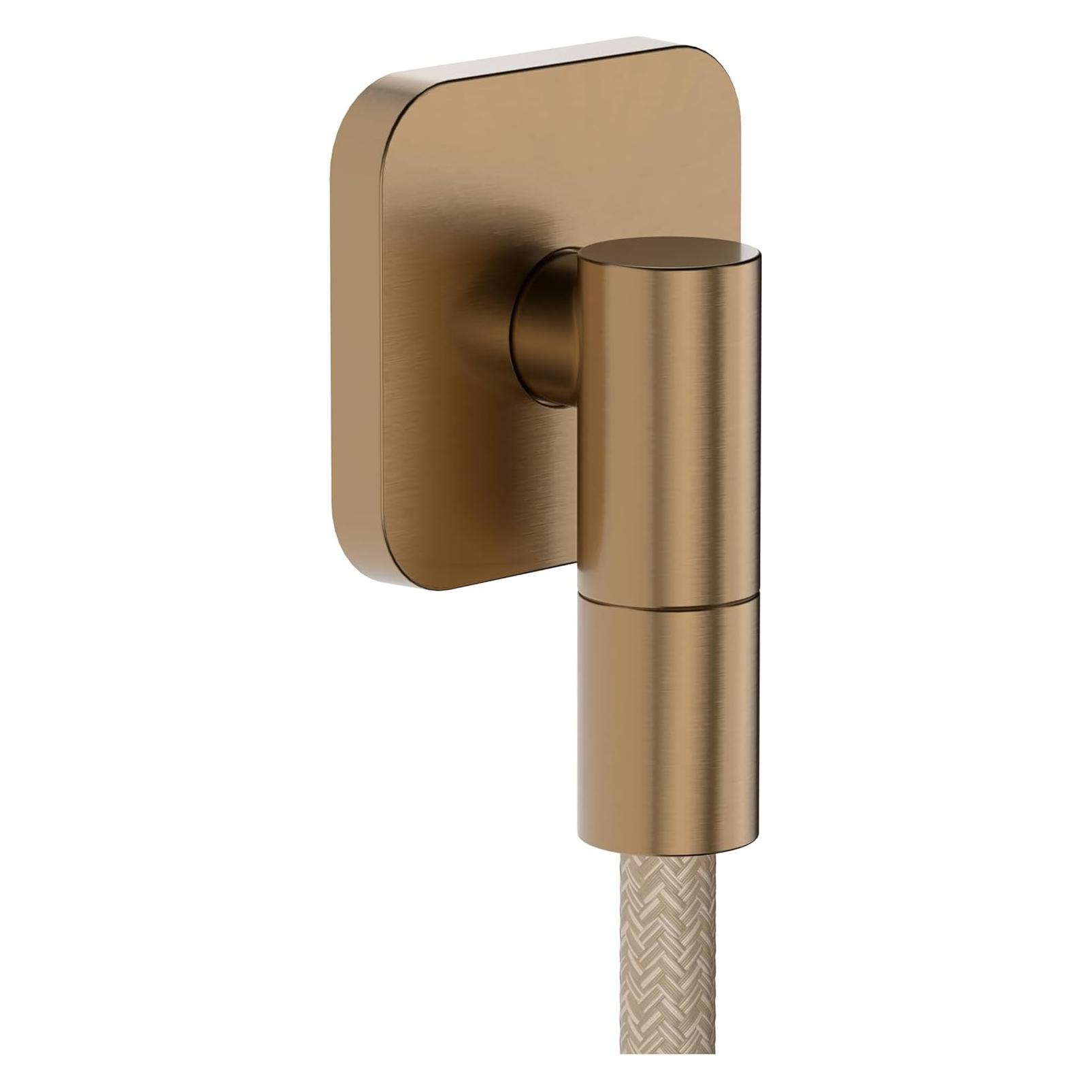 hansgrohe FixFit Fine Q Slangaansluitung Wandaansluitung mit Rücklaufventil (28884140)