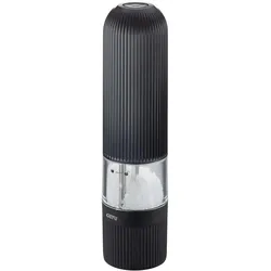 GEFU 34618 Salz- oder Pfeffermühle SPEZIA, Pfeffermühle + Salzmühle, Schwarz