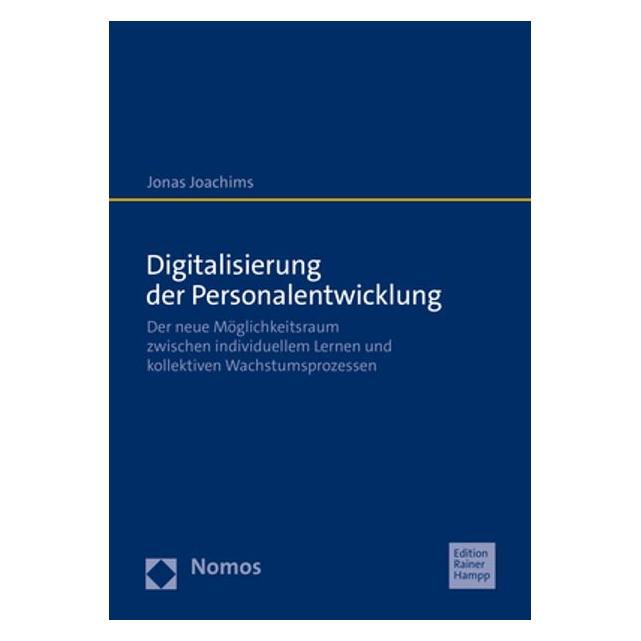 Rainer Hampp Joachims:Digitalisierung der Personalen (Deutsch, Softcover, Jonas Joachims) (41275120)