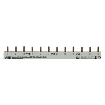 Busch-Jaeger Phasenschiene 3Ph.,12Pins,10qmm (2CDL231001R1012)