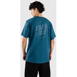 Santa Cruz Tonal Opus Dot Stripe T-Shirt dark teal Gr. S