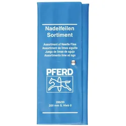 Pferd, Raspel + Feile, Nadelfeilen-Sortiment (Hieb 0, 200 mm)
