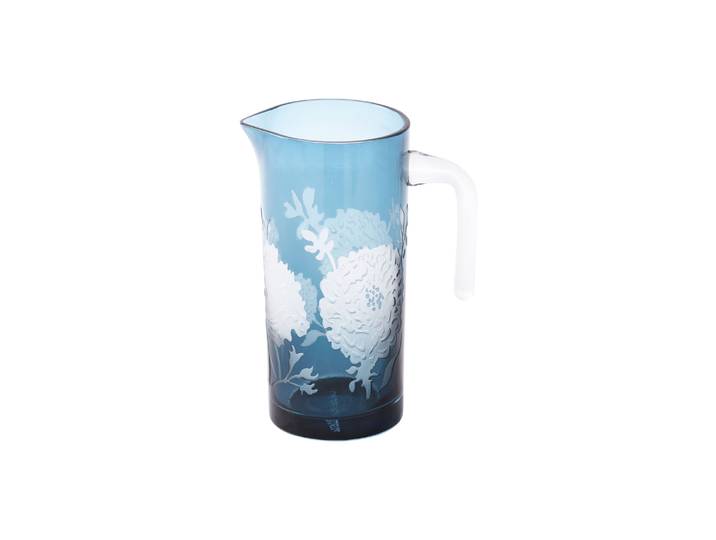 POLSPOTTEN - Carafe Cutting - Bleu - Verre