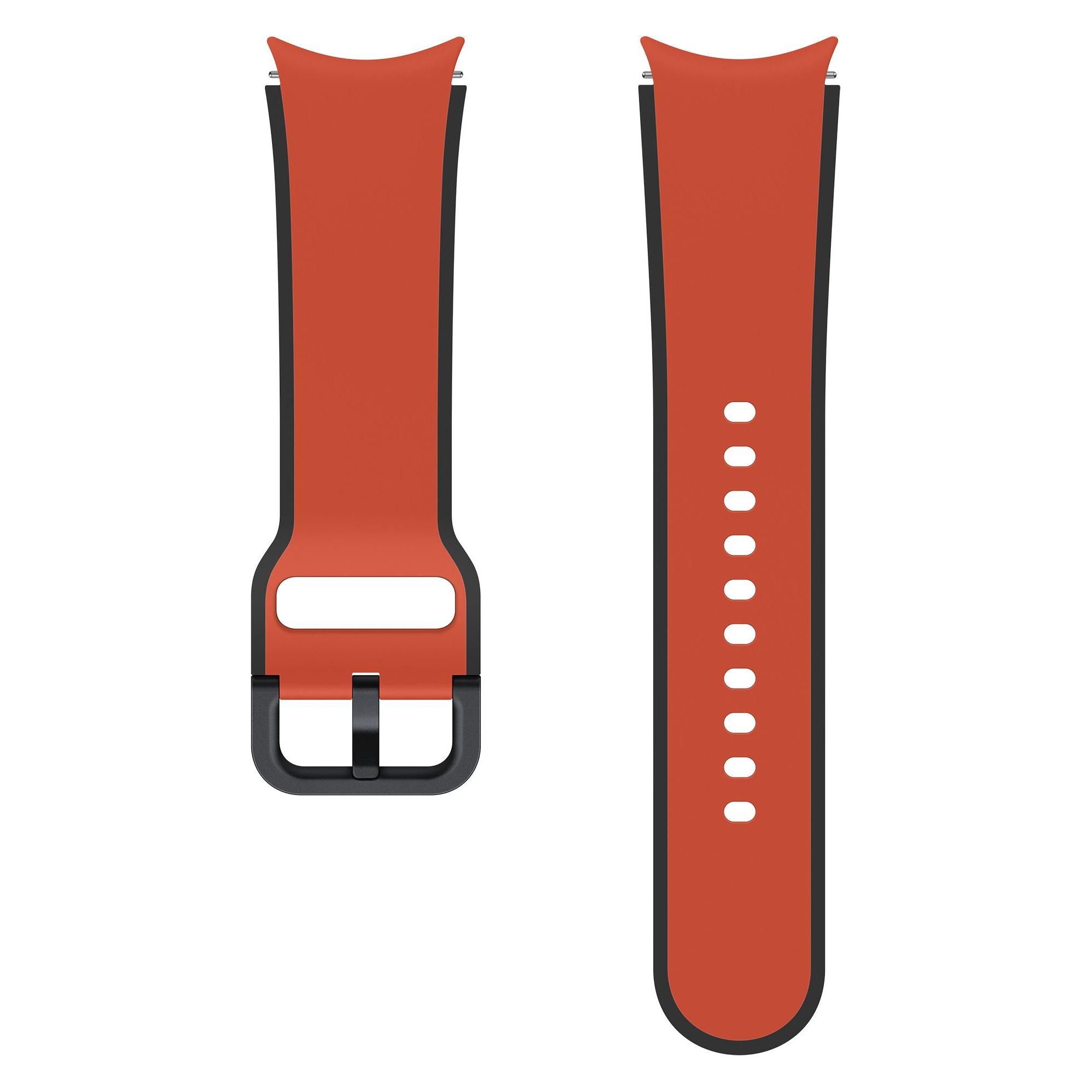 Samsung Sportarmband Two-tone Sport Band Brick Red (20 mm, Fluoroelastomer, Kunststoff) (ET-STR90SREGEU)