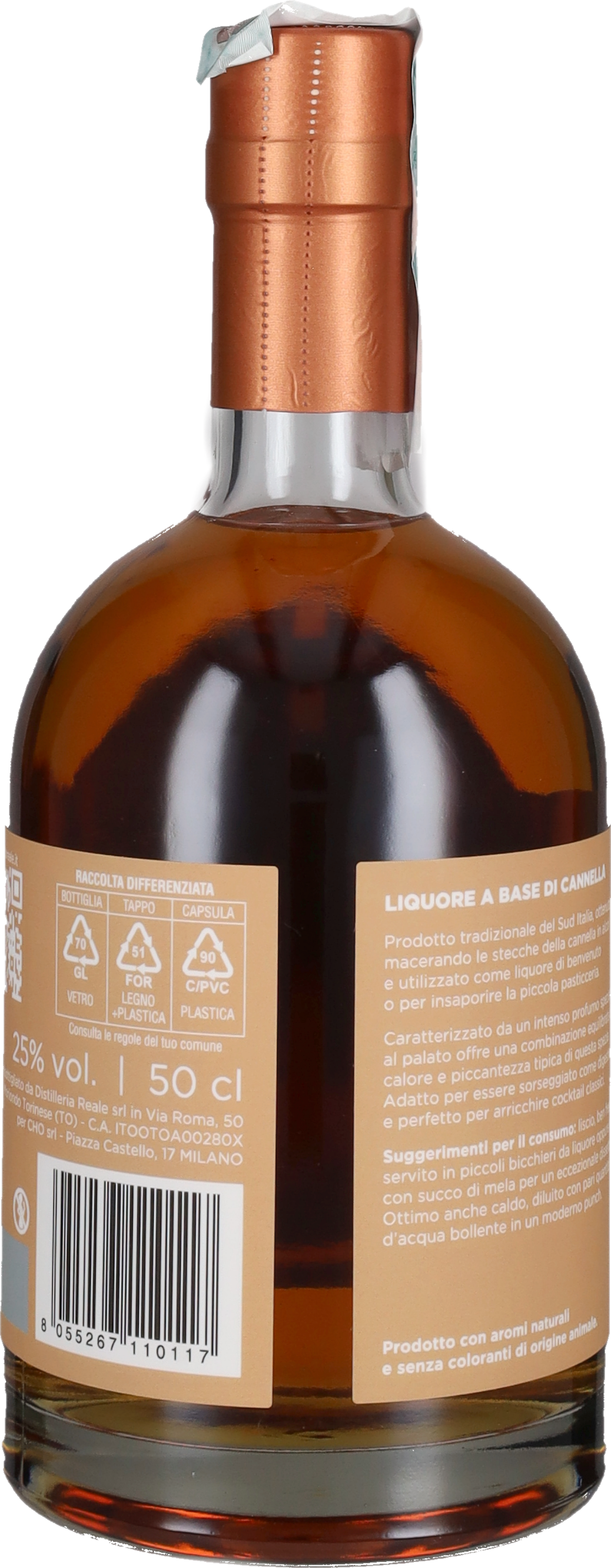 Spirito Reale Liquore alla Cannella 50cl