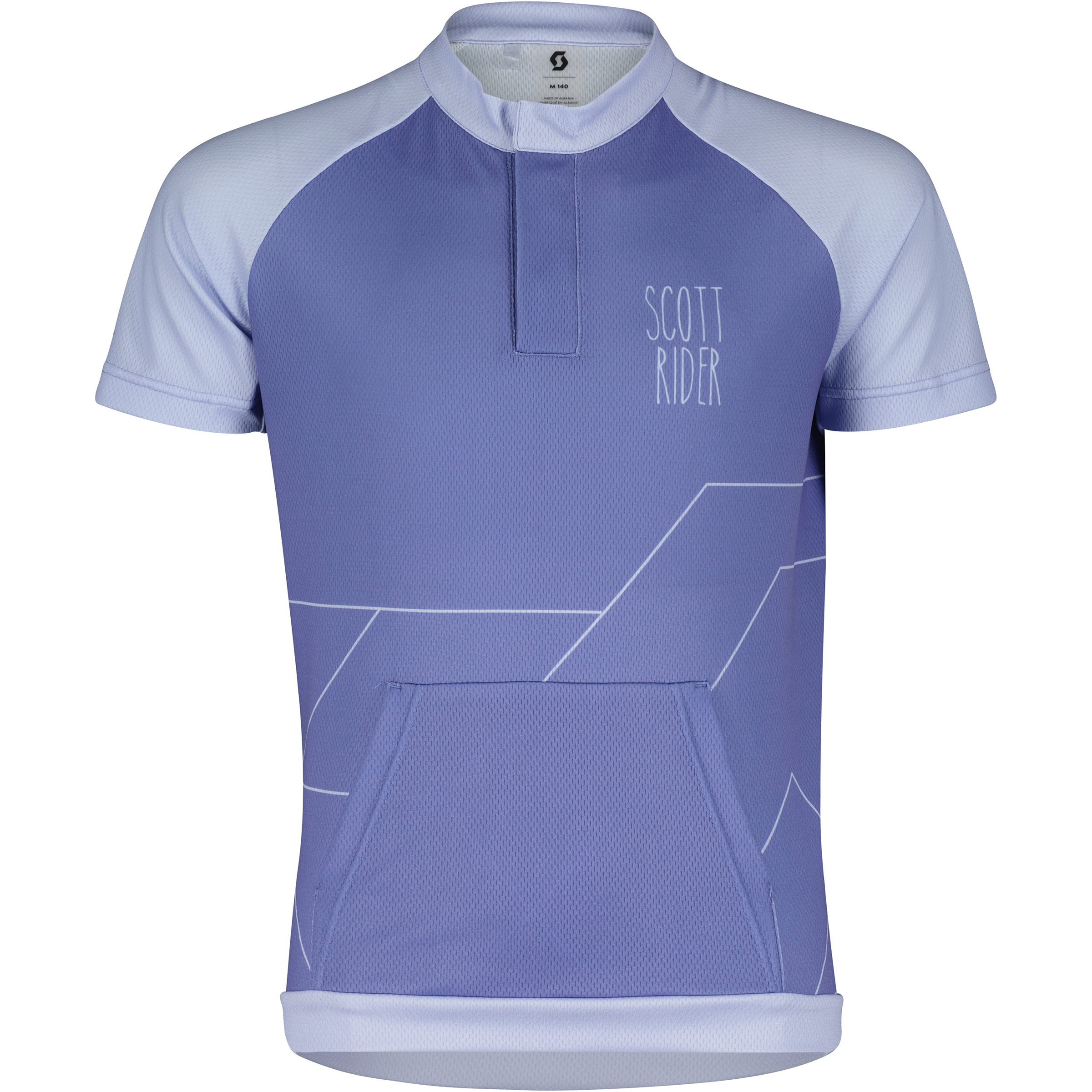 Scott RC Team SS Radtrikot Kinder Radtrikots blau Größe XL Mountainbike Atmungsaktiv