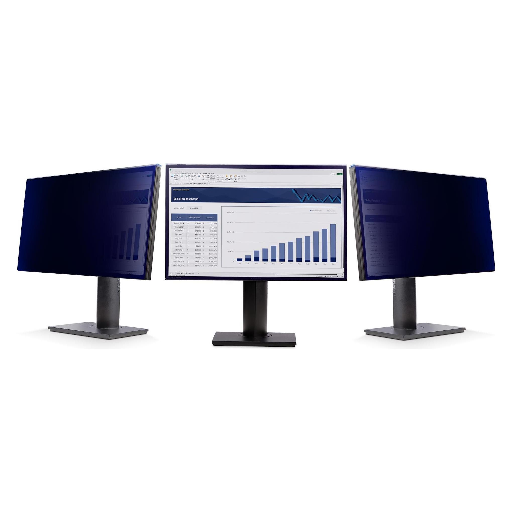 StarTech COM 60,96cm 24Zoll 16:9 Computer Monitor Blickschutzfilter Hängefilter/Acrylfilter Sichschu (24", 16:9) (2469A-PRIVACY-SCREEN)
