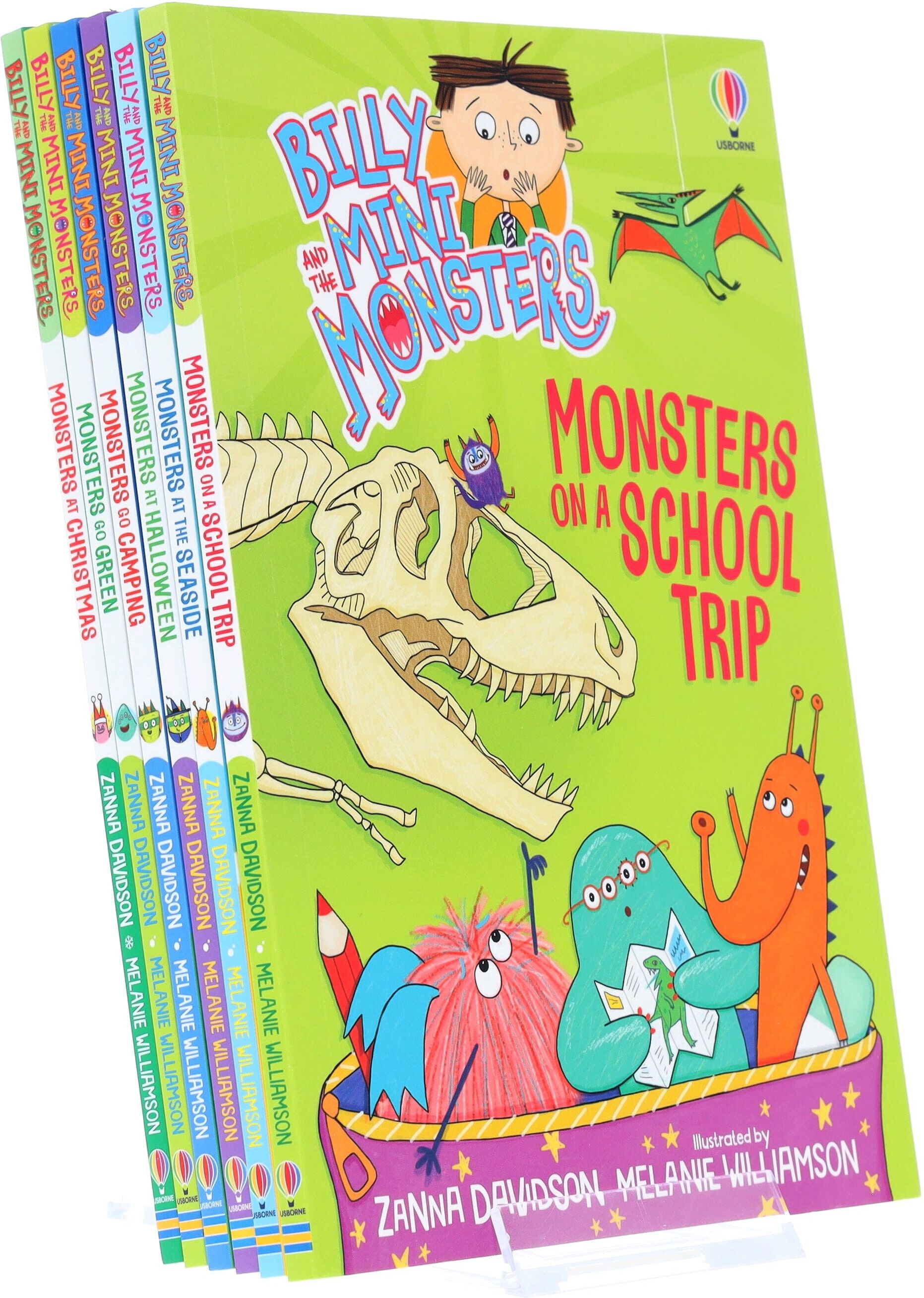 Billy and the Mini Monsters Series 2 (7-12) Collection 6 Books Set by Zanna Davidson - Ages 5-9 - Paperback Usborne Publishing Ltd