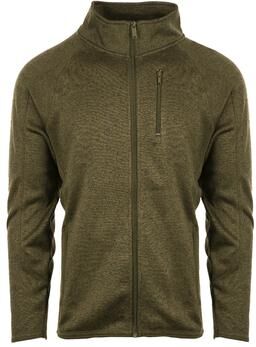 Burnside B3901 Men's Full Zip Sweater Jacket in Military Green size 2XL   Polyester fleece 3901