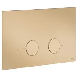 Gessi316 Betätigungsplatte für Sanit, 54619735, Farbe: Warm Bronze PVD