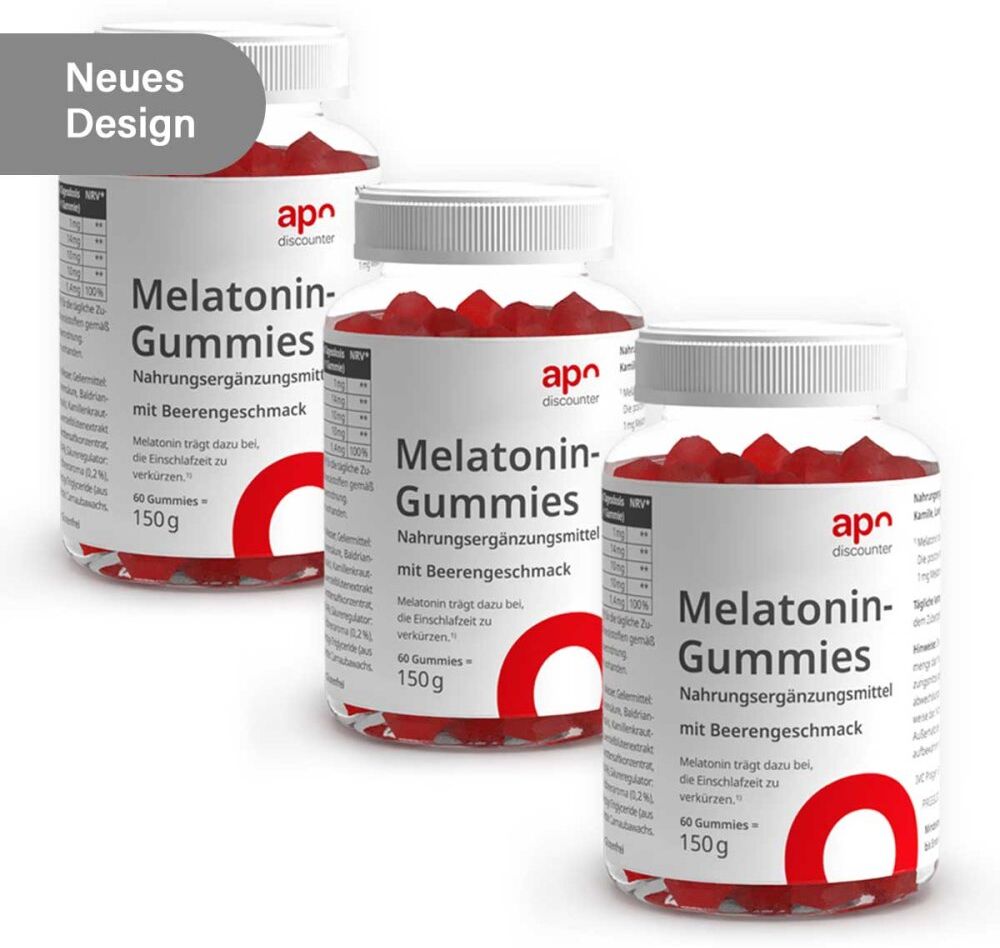Melatonin Gummies von apodiscounter 3x60stk