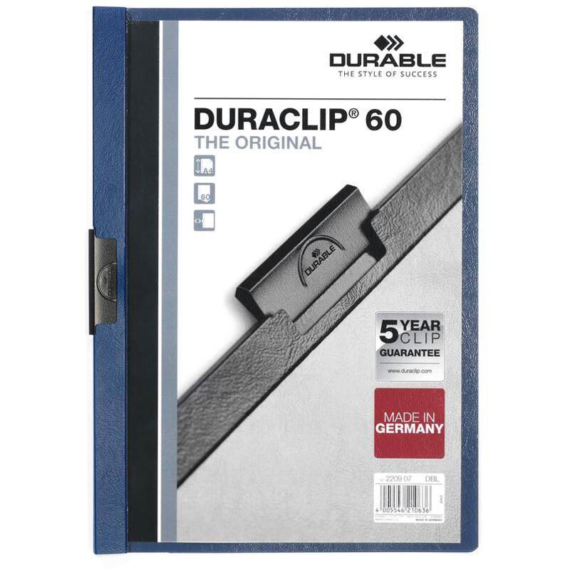 DURABLE 5 Klemmhefter dunkelblau