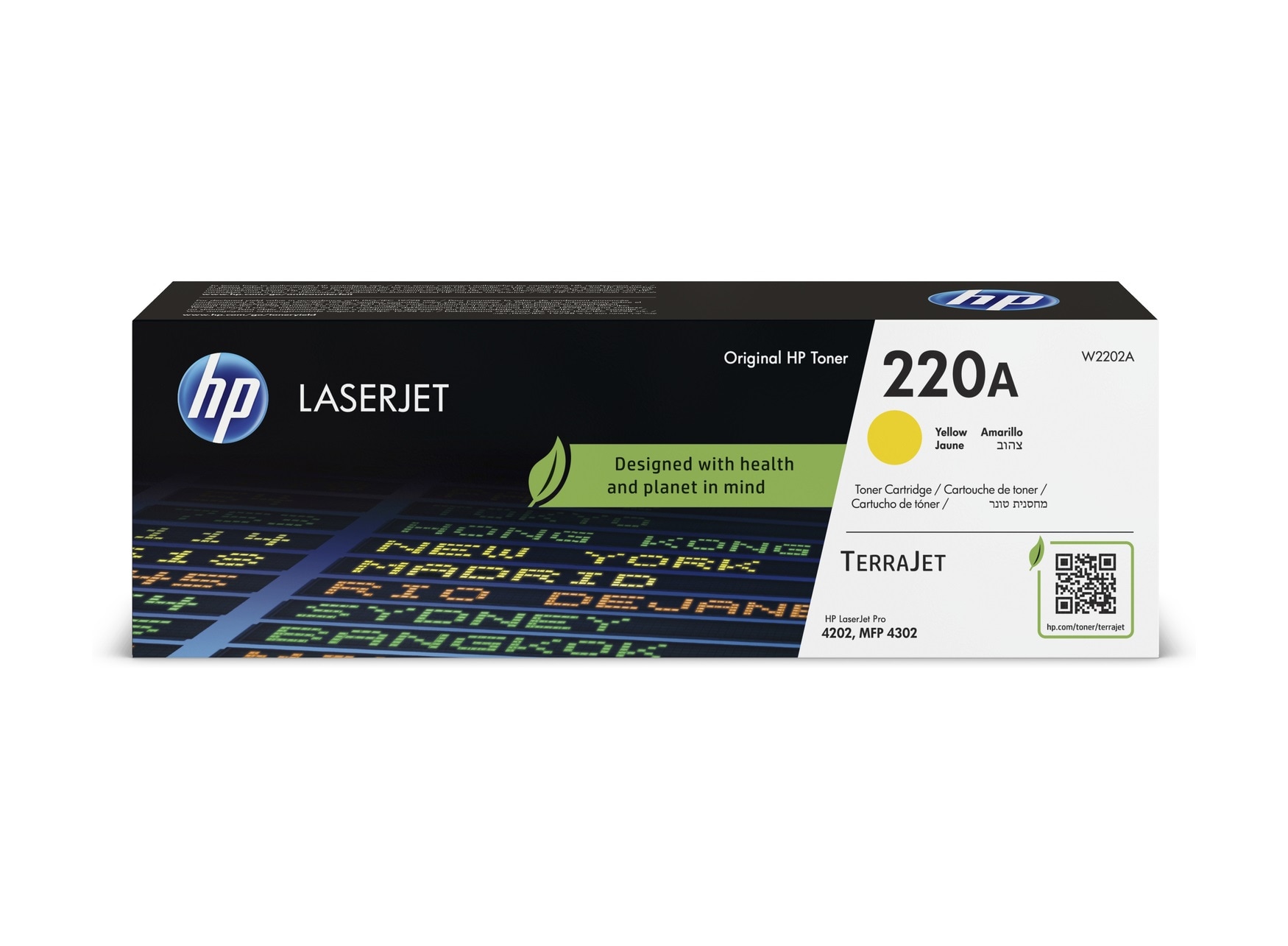 HP 220A / W2202A Original Toner Gelb für ca. 1.800 Seiten