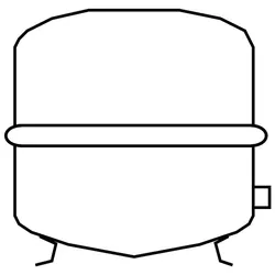 Membran-Ausdehnungsgefäss H35 weiss VIESSMANN
