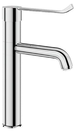 Delabie EHM für WT Schwenkauslauf hoch H165 L140, Hygienehebel