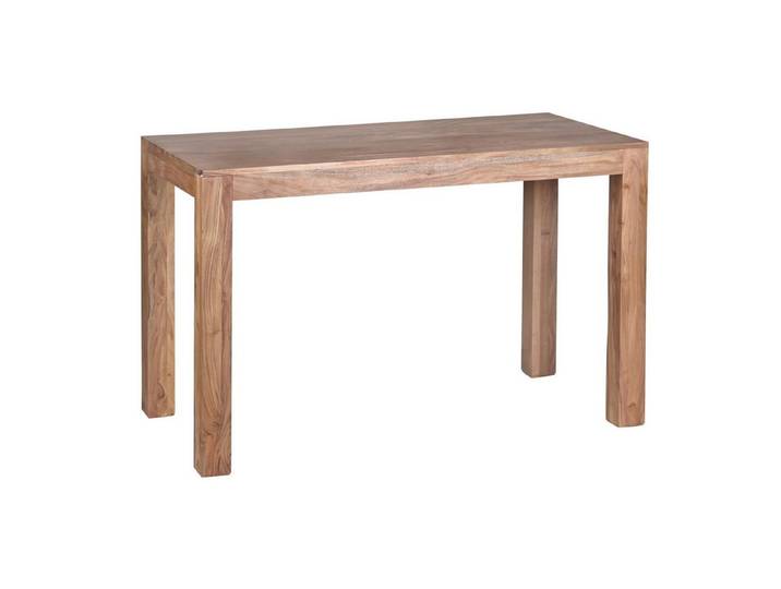 möbelando Esstisch Esstisch Massivholz MUMBAI Akazie 120 cm Esszimmer-Tisch Holztisch, 120 x 76 x 60 cm (B/H/L)