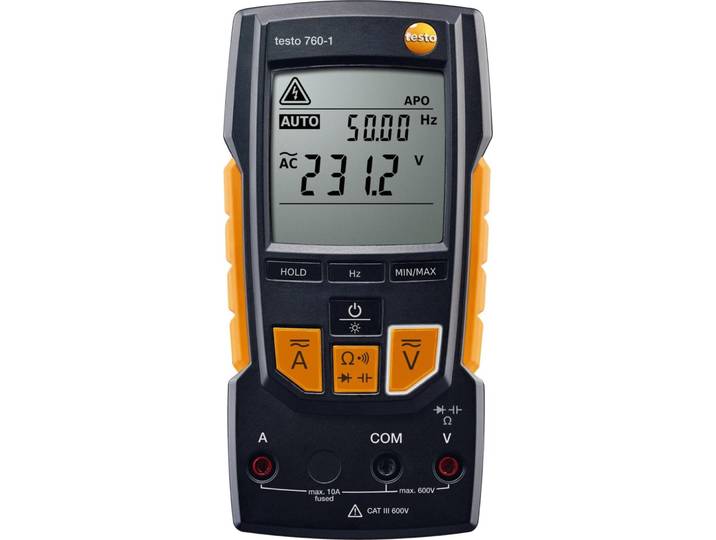Testo Digital-Multimeter RMS 600 VAC 600 VDC 10 ADC (TESTO 760-1)