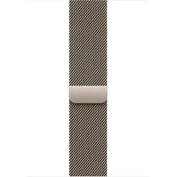 APPLE Milanaise-Armband S/M für Apple Watch 46mm Natur