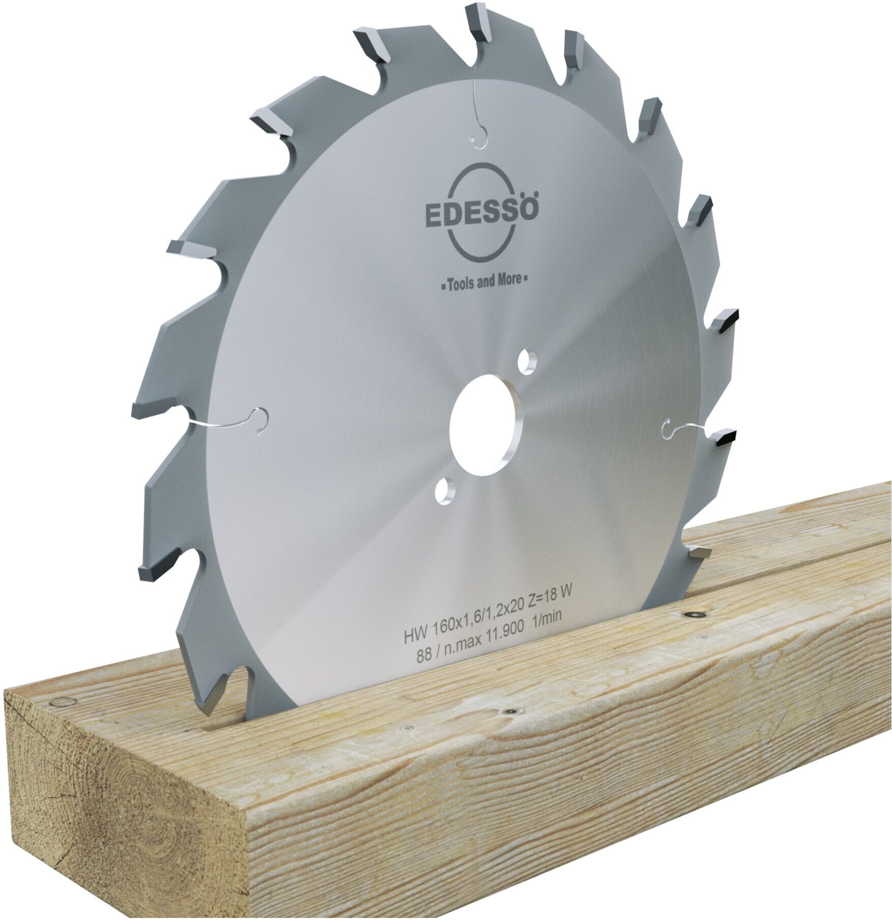 EDESSÖ Handkreissägeblatt für AKKU-Maschinen (Dünnschnittsägeblatt), HW 136x1,6/1,2x20 Z=18 W (13013620)