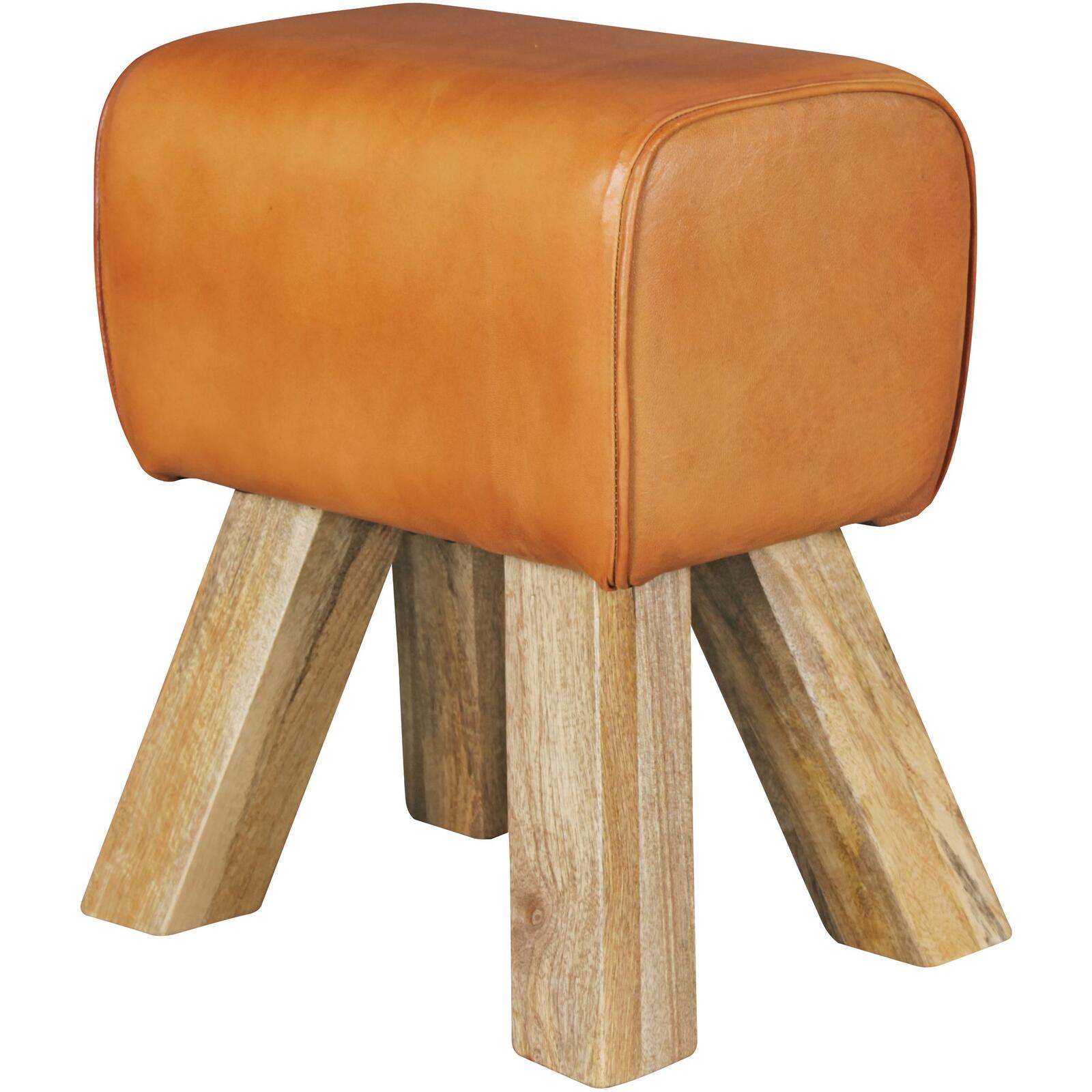 WOHNLING WL5.108 Design Turnbock Sitzhocker Braun